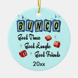 Retro Bunco prydnad - pris eller gåva Julgransprydnad Keramik