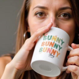 Retro Bunny: Bunny Bunny Bliss Kaffemugg