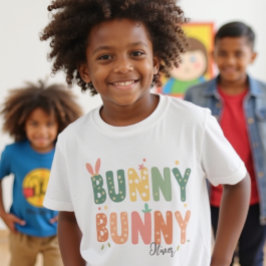 Retro Bunny: Bunny Bunny Bliss T Shirt