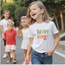 Retro Bunny: Bunny Bunny Bliss T Shirt