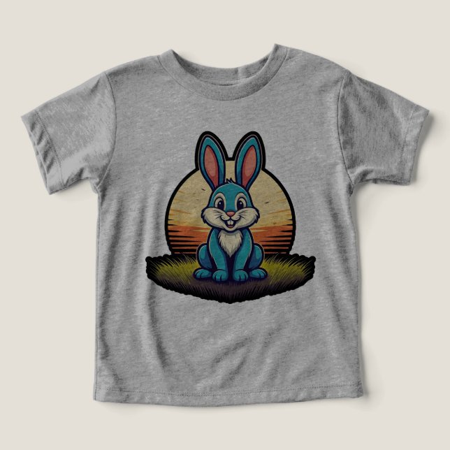 RETRO BUNNY T SHIRT (Design Framsida)