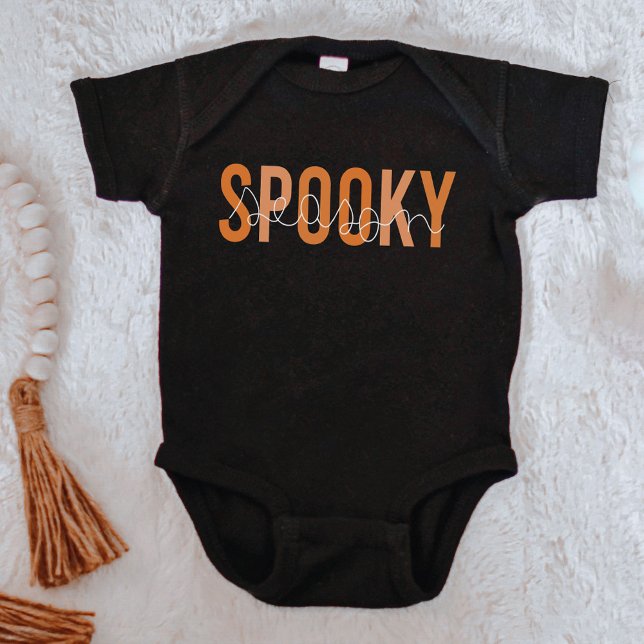 Retro Burnt Orange Spooky Season Halloween Fall T Shirt (Skapare uppladdad)