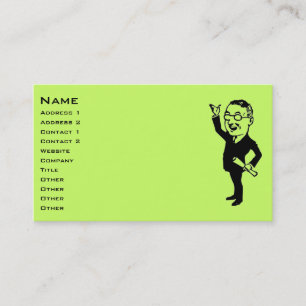 Retro Businessman Visitkort