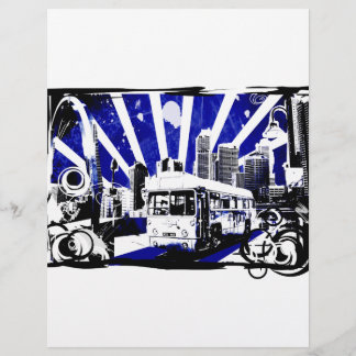 Retro Buss Reklamblad