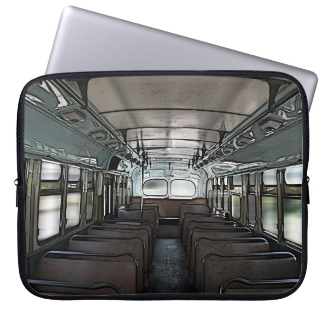 retro bussinsidalaptop sleeve (Framsidan)