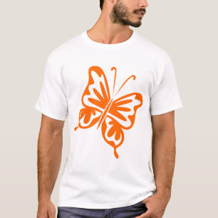 Retro Butterfly - Orange Tee
