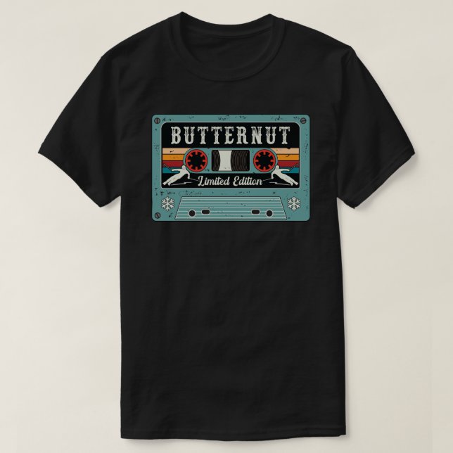 Retro Butternut Ski T Shirt (Design framsida)