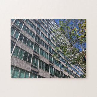 retro byggnad pussel