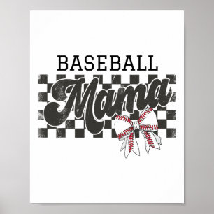 Retro Bysebyll Mamma checkat byte för Mamma mot Poster