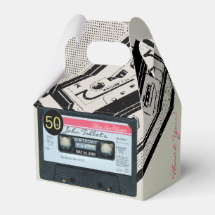 Retro C Audiotape 50:e födelsedagen Tack GFB Presentaskar