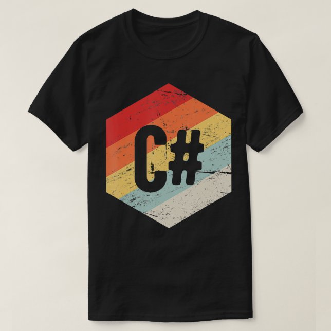 Retro C T Shirt (Design framsida)