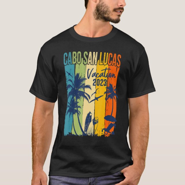 Retro Cabo San Lucas 2023 Mexico Family Vacation G T Shirt (Framsida)