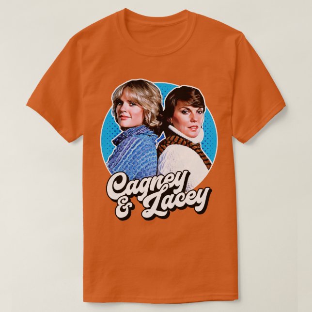 Retro Cagney Lacey Tribute T Shirt (Design framsida)