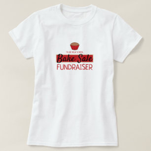 Retro Cake-design, välgörenhetsförsäljningshändels T Shirt