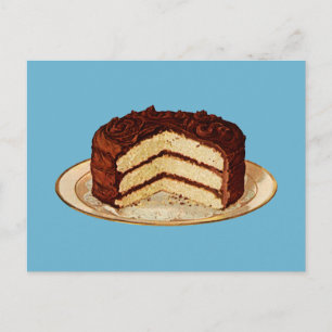 Retro Cake Vykort