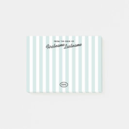 Retro California Hotell Randiga Memo Post-it Block