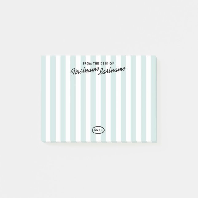 Retro California Hotell Randiga Memo Post-it Block (Framsida)