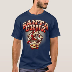 Retro California Skateboarder Santa Cruz T Shirt