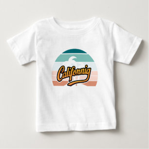 Retro California Sunset Typography T-Shirt