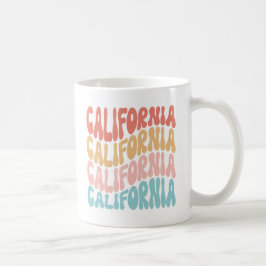 Retro California, Vintage Golden State Vibes Kaffemugg
