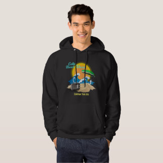 Retro Callie Beach Vågar-mall, bandtrötthet Hoodie