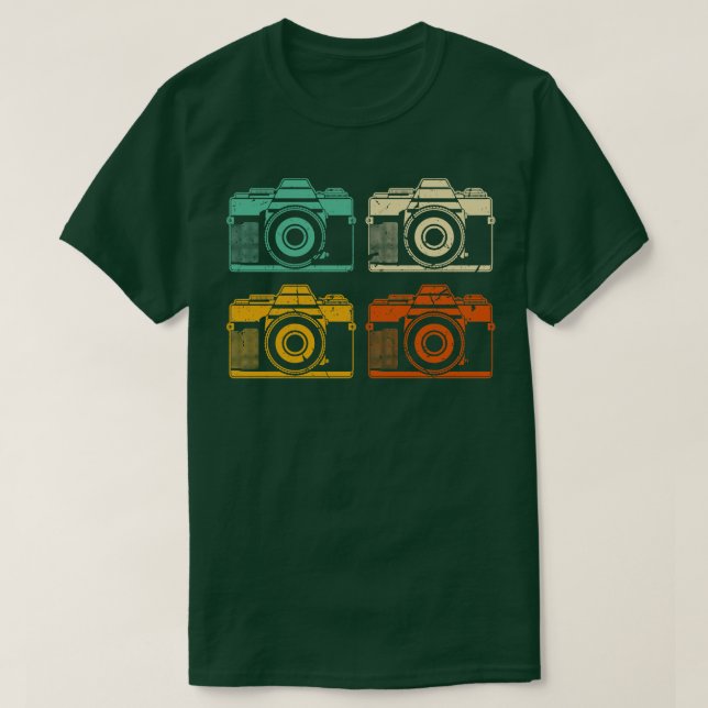 Retro Camera-fotograf T Shirt (Design framsida)