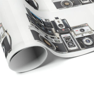 Retro Camera-samling Presentpapper