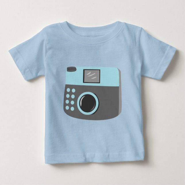 Retro Camera Tee Shirt (Framsida)