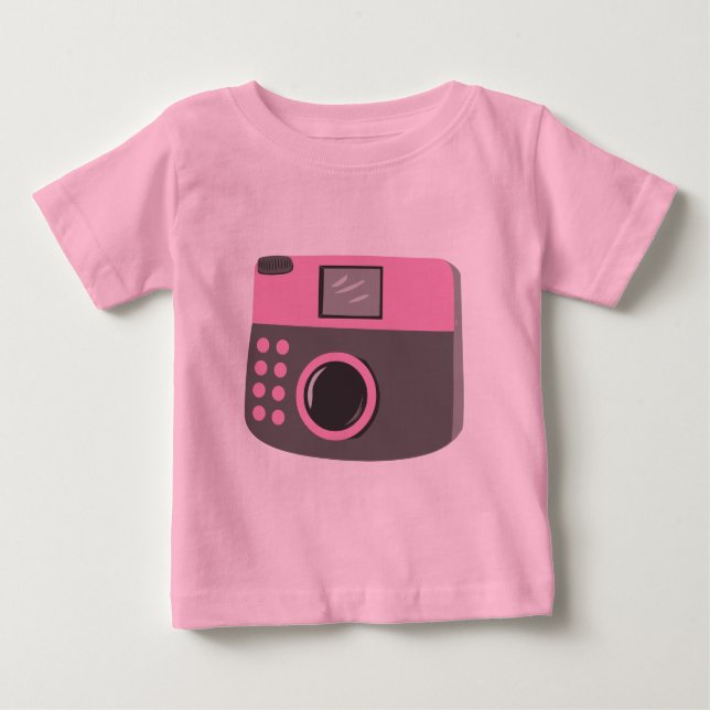 Retro Camera Tee Shirt (Framsida)