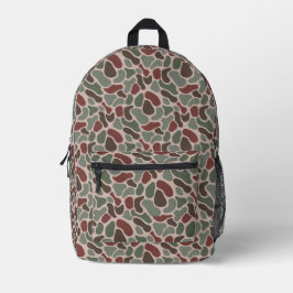 Retro Camo (röd grön)
