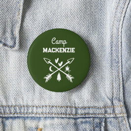 Retro Camp Möhippa Anpassad Grön Pin Knapp