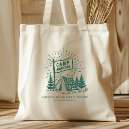 Retro Camp Sängvätka Tjejers Campinghelg Tygkasse
