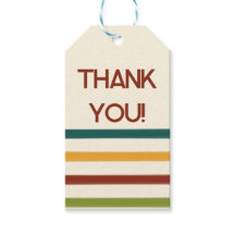 Retro Camp Thank you tags