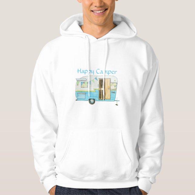 Retro camparesläpmanar Hoodie (Framsida)