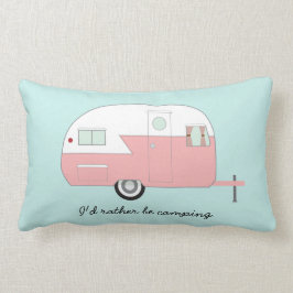 Retro Camper Kudde - Rosa