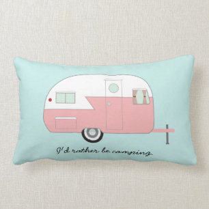 Retro Camper Kudde - Rosa