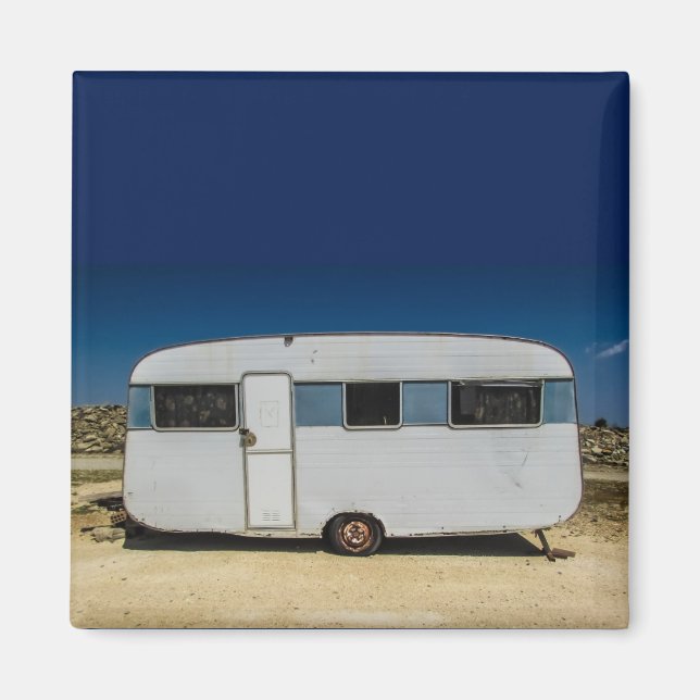 RETRO CAMPER Magnet (Framsidan)