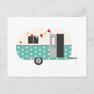 Retro Camper Vykort