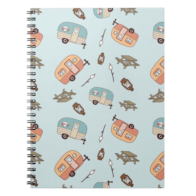 Retro Campers Anteckningsbok (Framsidan)