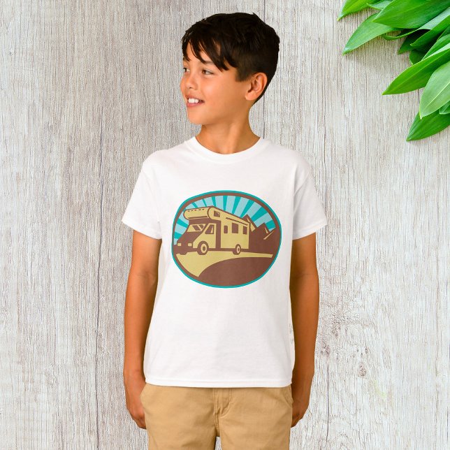 Retro Campervan T Shirt (Skapare uppladdad)