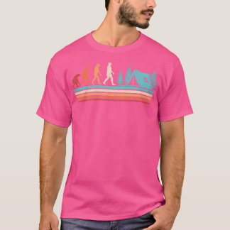Retro Camping Evolution Wildlife Nature Camper Hik T Shirt