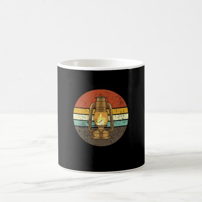 Retro Camping Lantern Kaffemugg (Center)