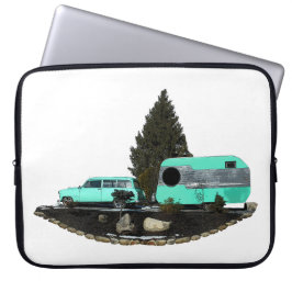 Retro Camping Trailer Laptop sleeve