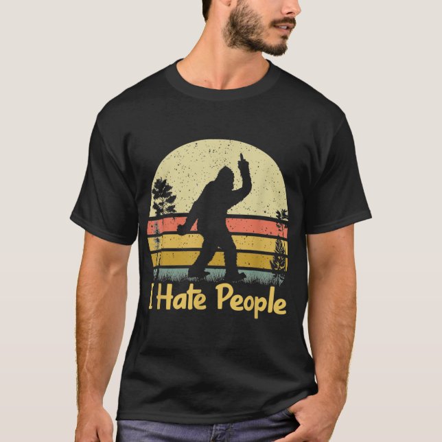 Retro Camping vänner roliga T Shirt (Framsida)