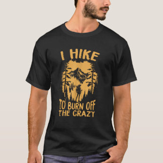 Retro-campingkameror med liten svart vintage t shirt