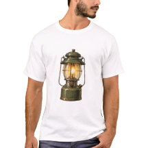 Retro Campinglampa Retro Utomhusillustration