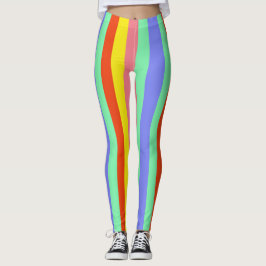 Retro Candy Rand - 1 Kärlek Leggings