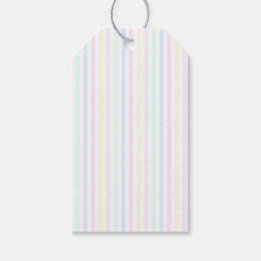 Retro Candy Rand Pastel Multifärgad Presentetikett