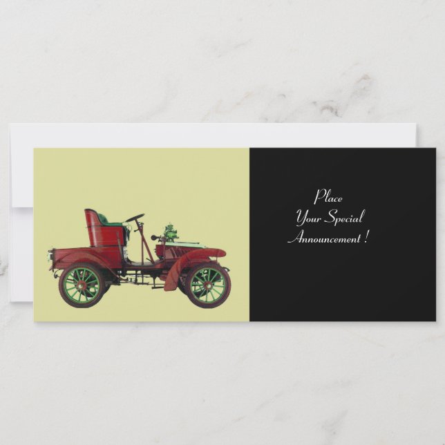 RETRO CAR, AUTORATISERING, svart Meddelande (Framsida)