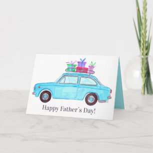 Retro Car Fars dag Kort